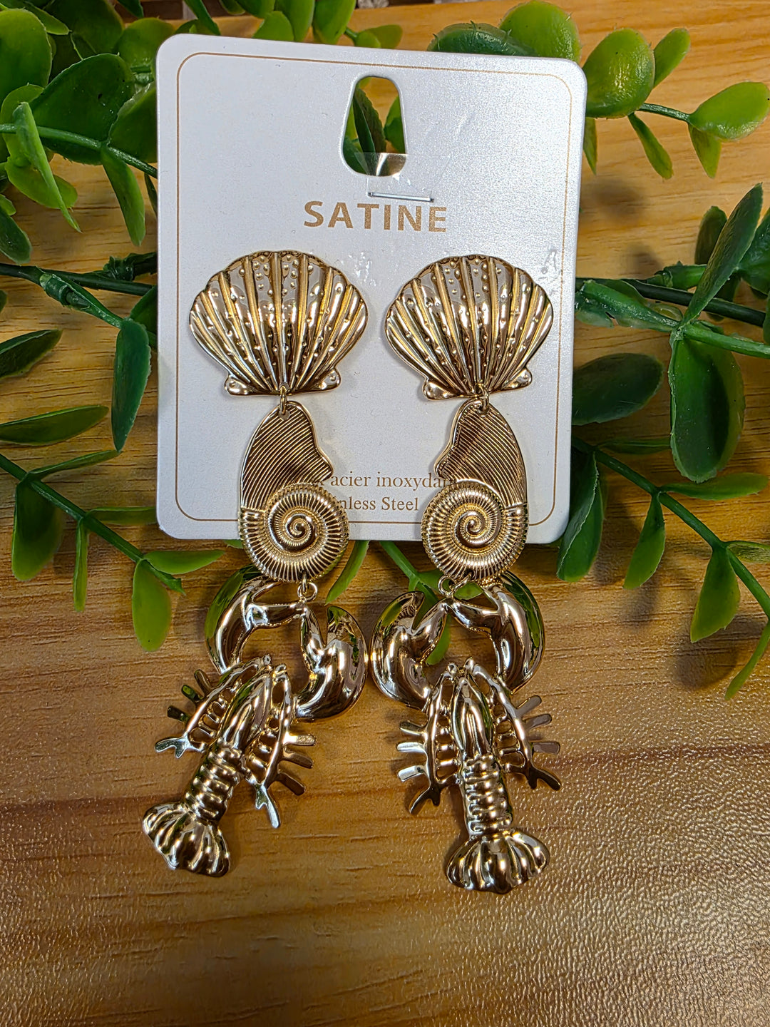 Boucles d'Oreilles DV20 HOMARDS