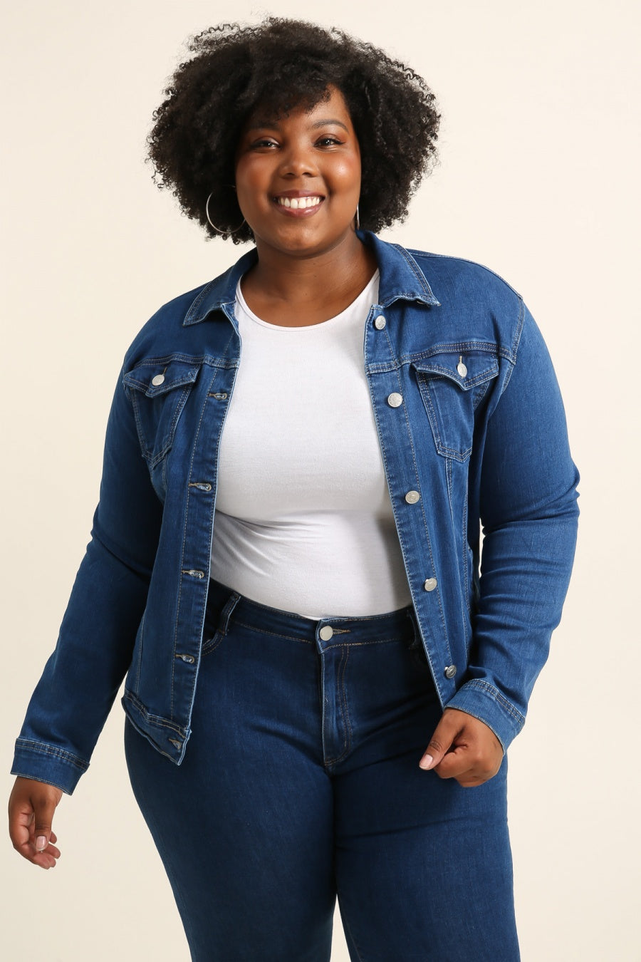 VESTE EN JEANS PENNY BLEU BRUT