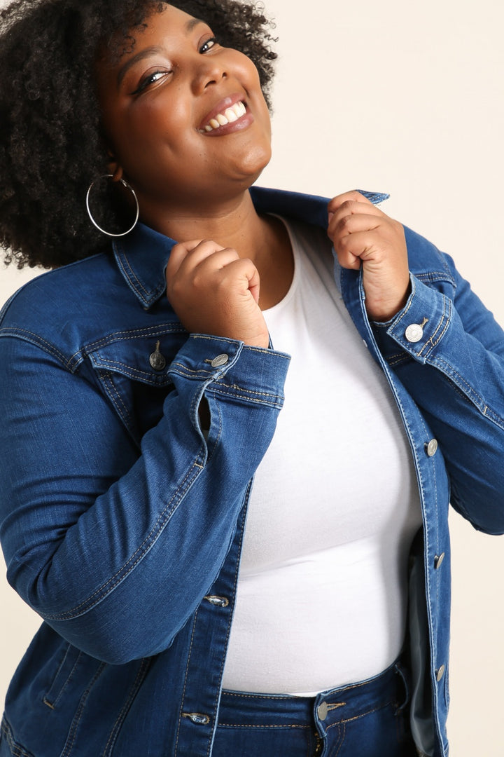 VESTE EN JEANS PENNY BLEU BRUT