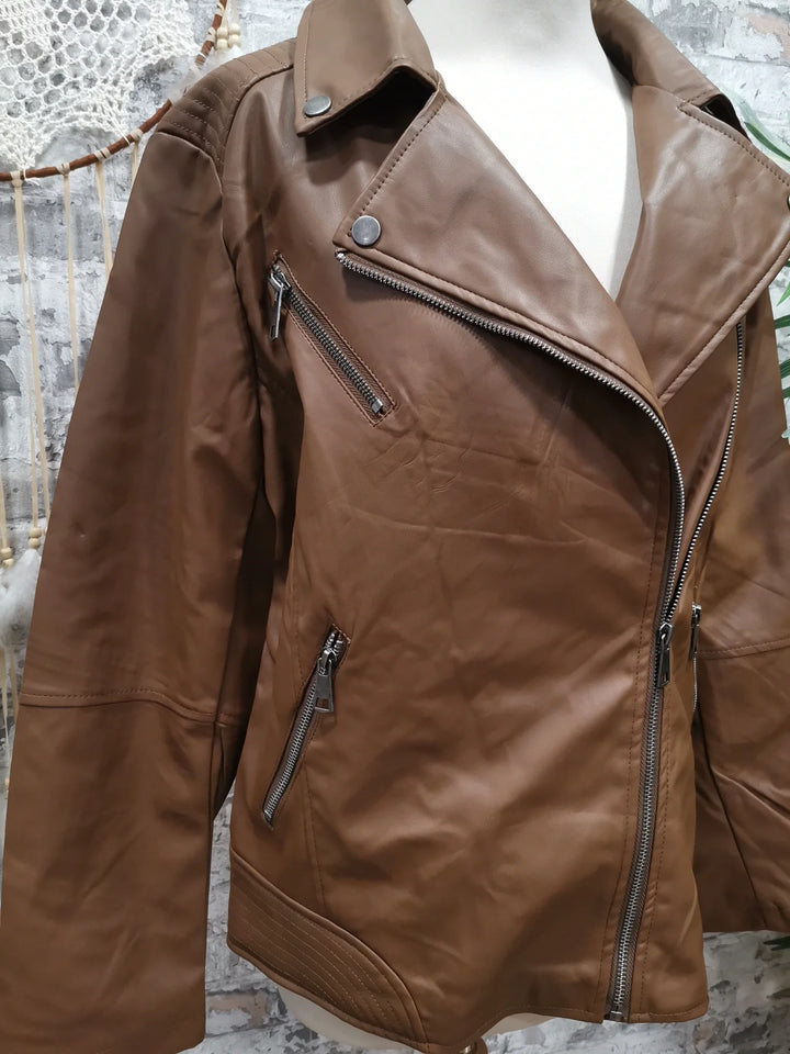 PERFECTO EN SIMILI CUIR OXFORD MARRON
