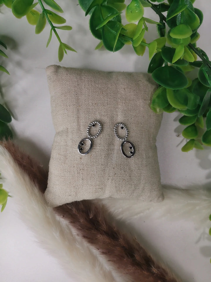Boucles d'Oreilles en acier inoxydable BO9