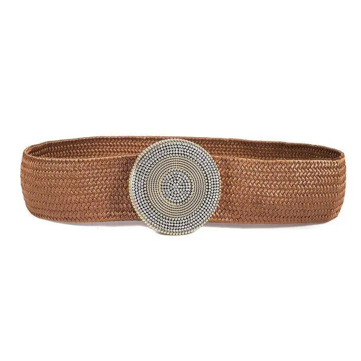 CEINTURE EXTENSIBLE MARIAM COGNAC / DOREE