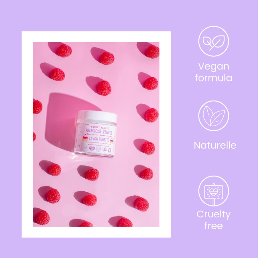CHANTILLY DE DOUCHE SAVON FOUETTÉ  MYRTILLE CANDY