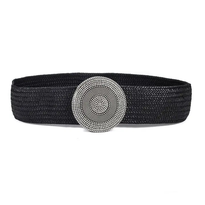 CEINTURE EXTENSIBLE MARIAM NOIRE / ARGENT