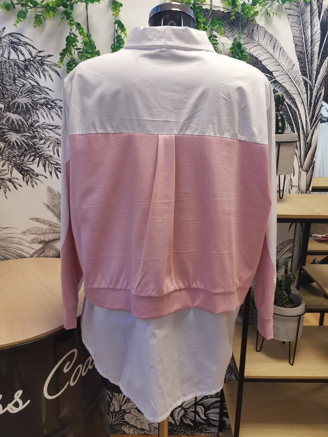 CHEMISE BI MATIERES HELENA