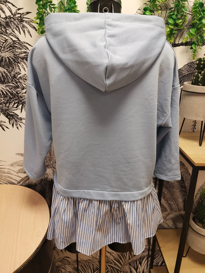 SWEAT EFFET SUPERPOSÉ LISE