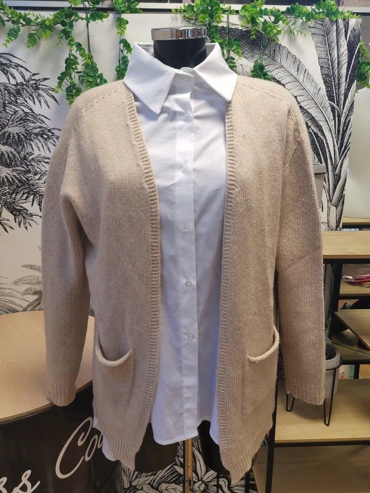 GILET UNI POCHES EMMA