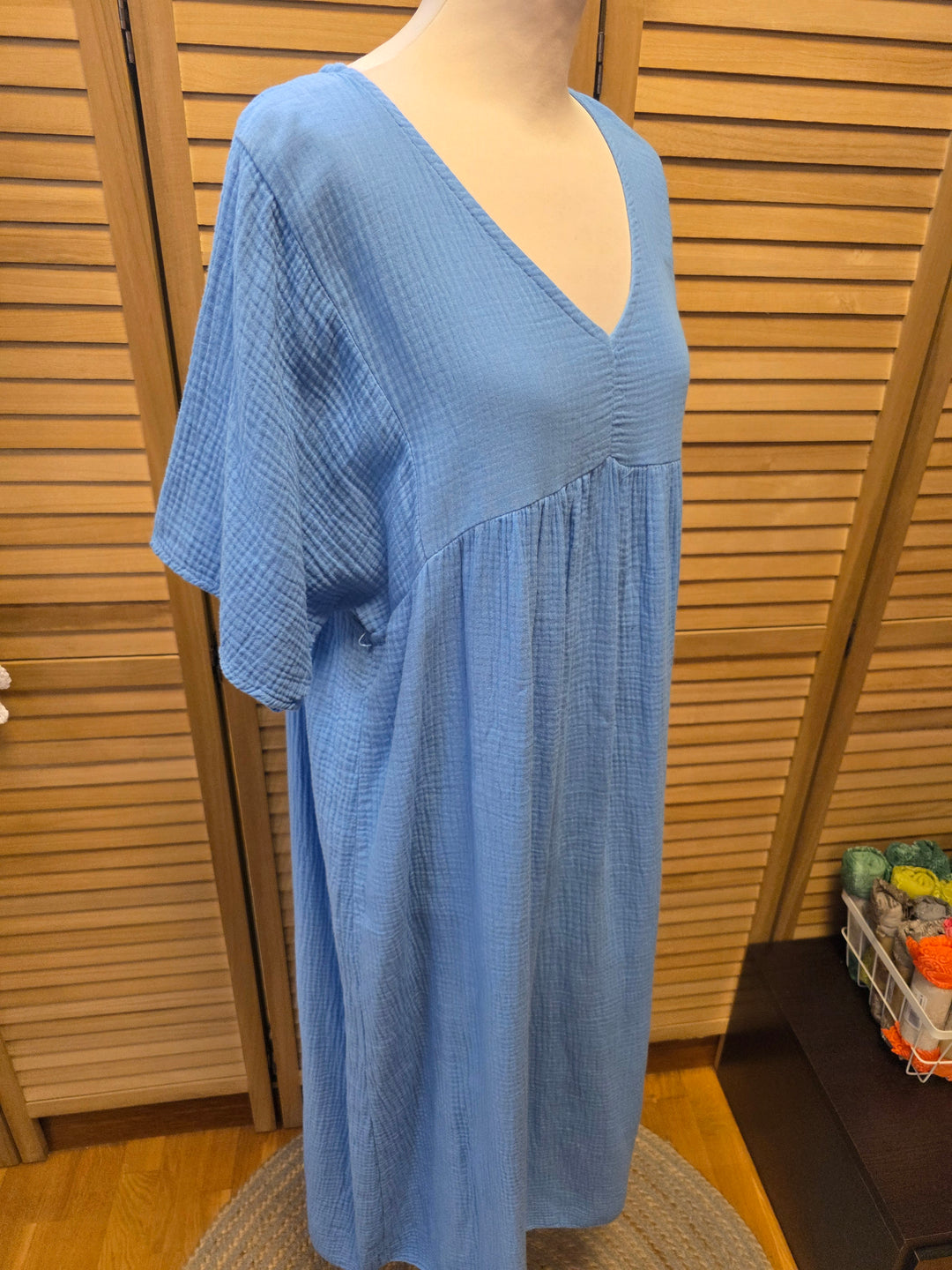 ROBE EN GAZE DE COTON LYDIA