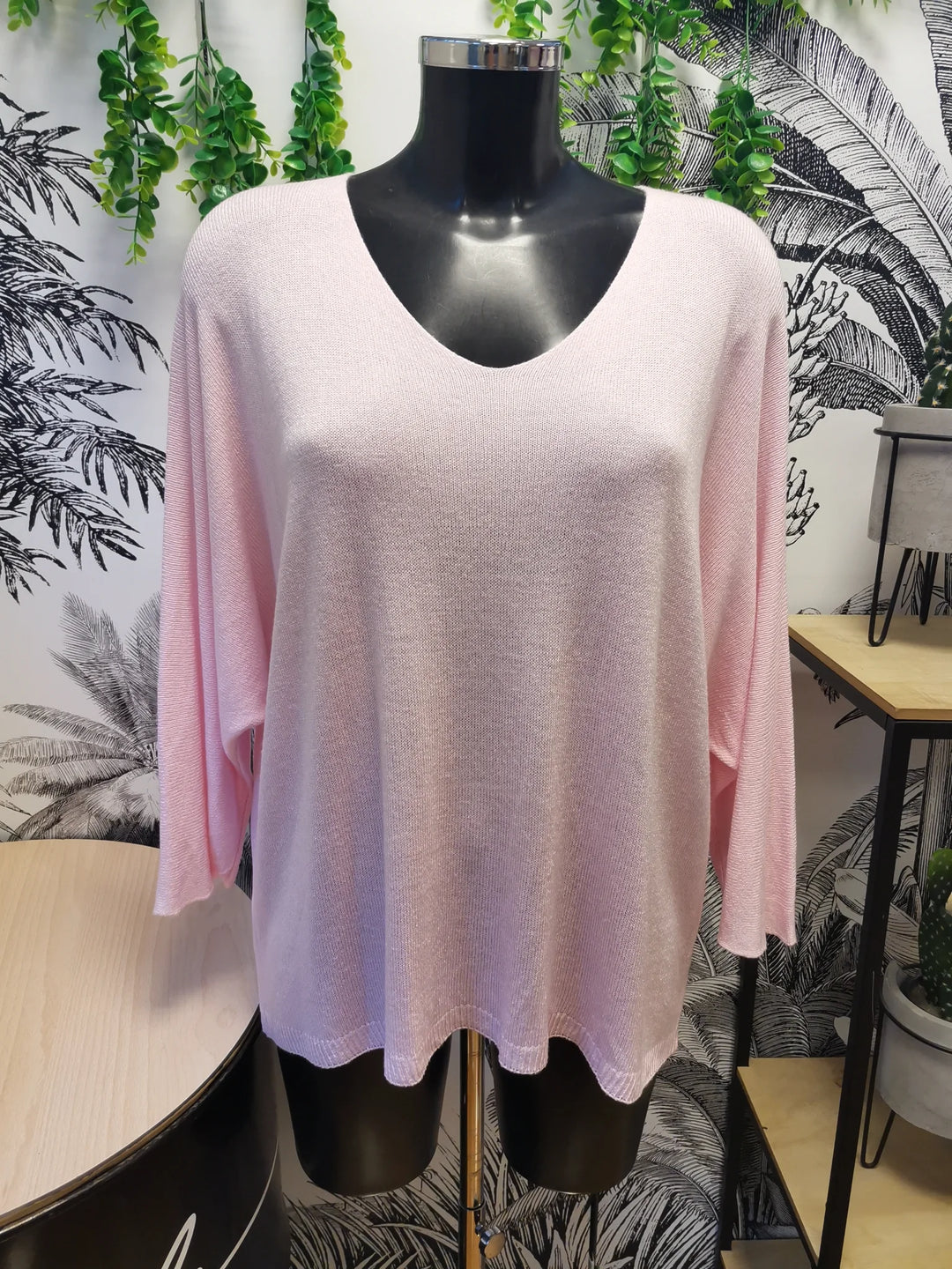 PULL FIN MANCHES 3/4 MANON