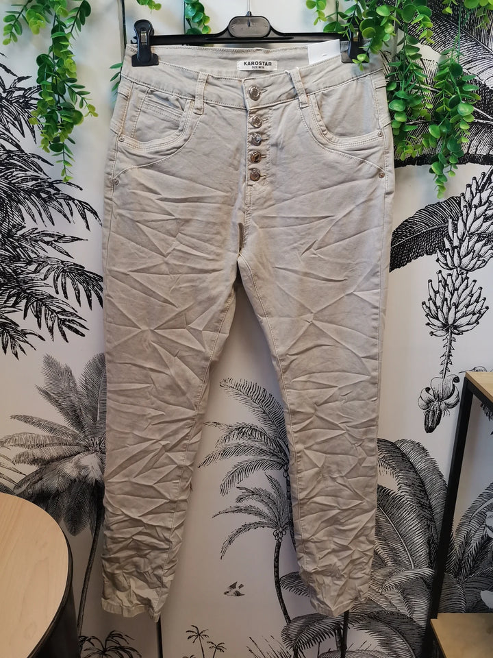 JEANS KAROSTAR RUBIS BEIGE