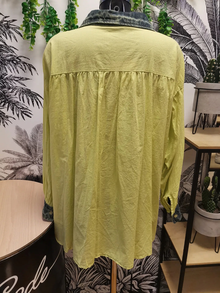 CHEMISE ROCK KELLY VERT ANIS