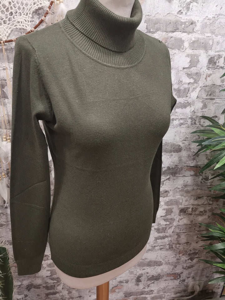 PULL COL ROULÉ JULIAN KAKI