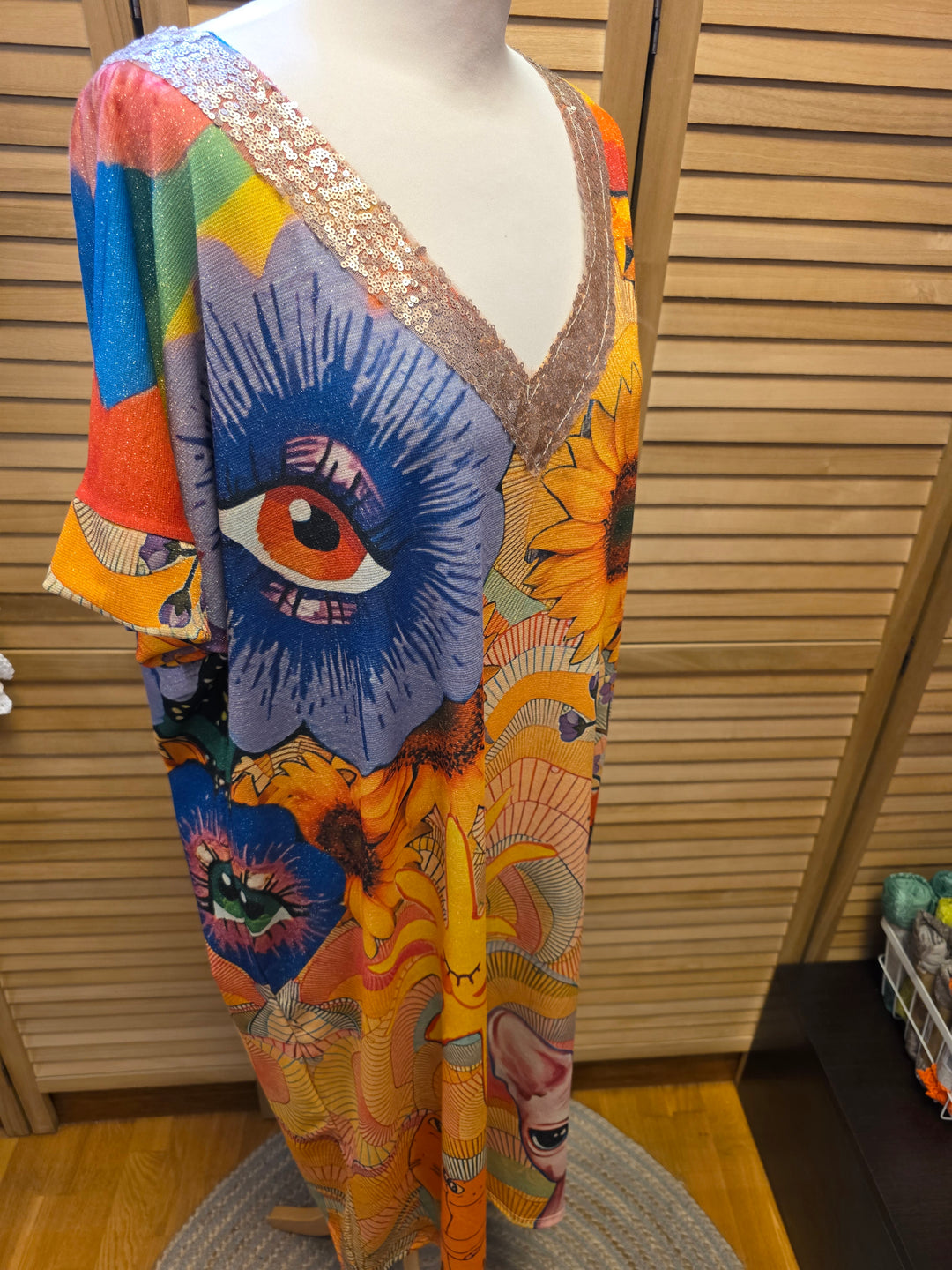 ROBE LUREX YOUNA TOURNESOL