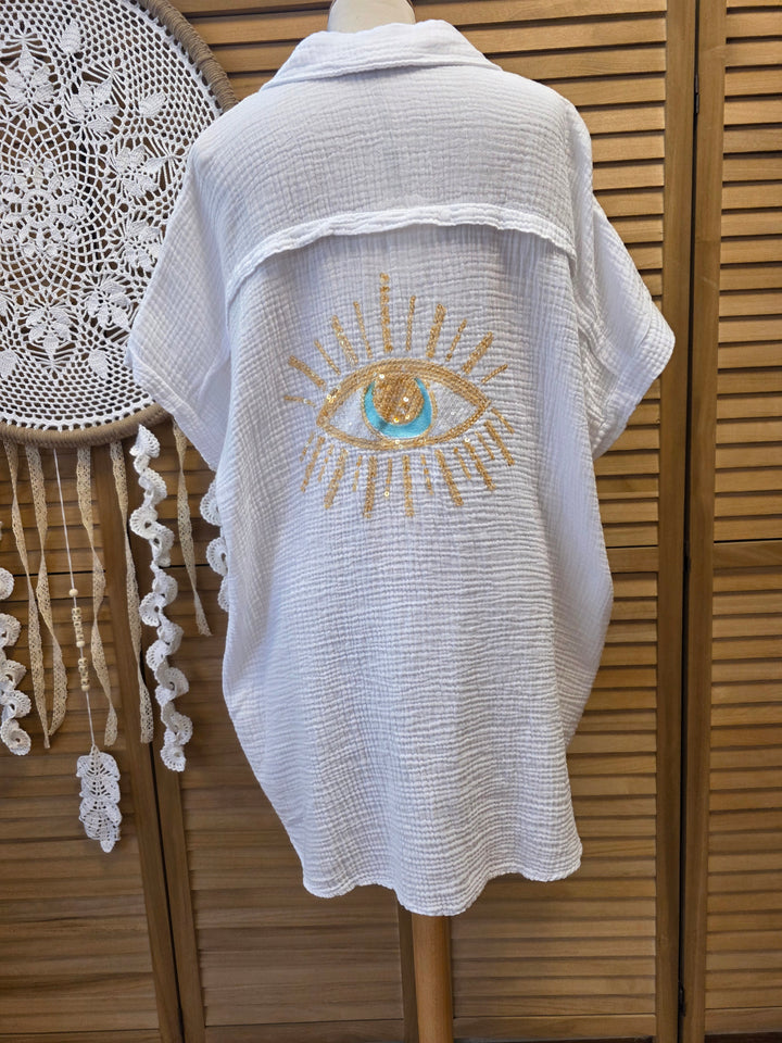 CHEMISE GAZE DE COTON OCCHIO