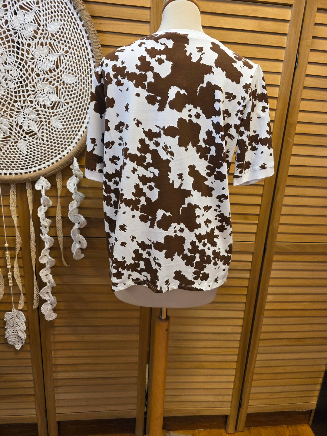 T SHIRT VACHE CAPUCINE
