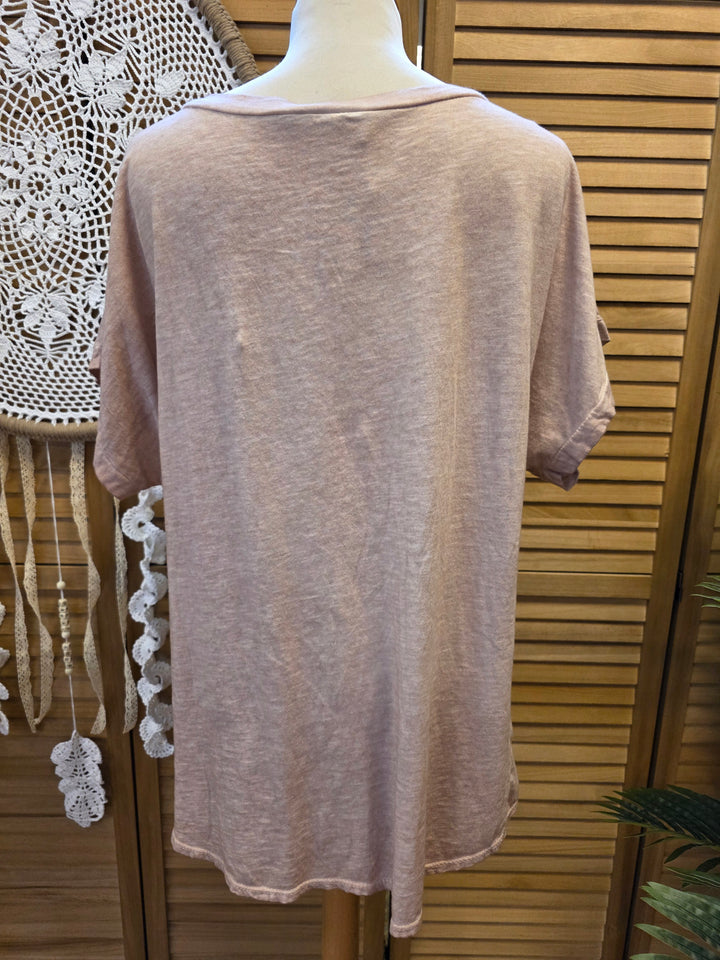 T SHIRT COEUR SEQUINS ALICIA