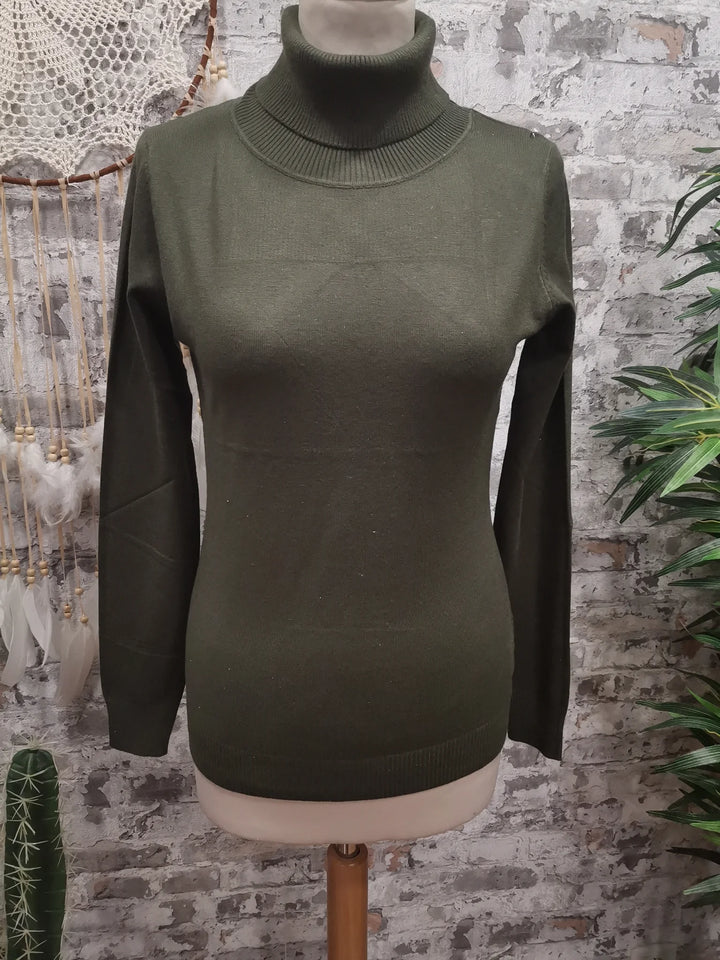 PULL COL ROULÉ JULIAN KAKI