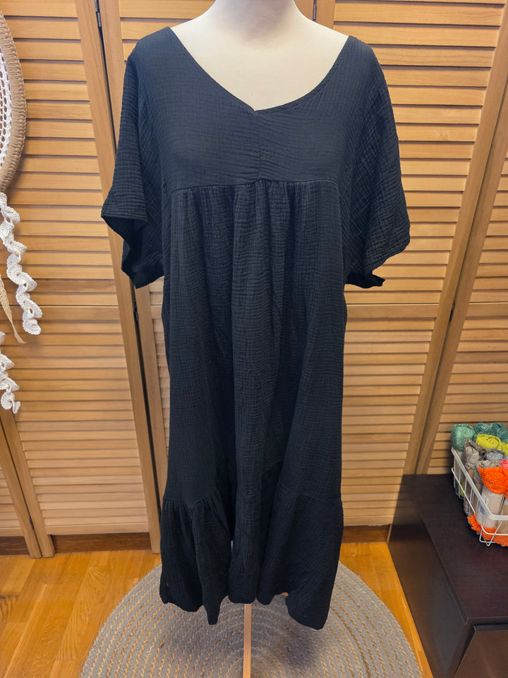 ROBE EN GAZE DE COTON UNICA