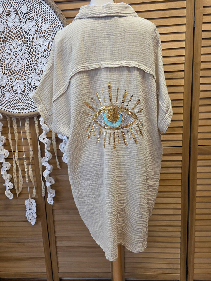 CHEMISE GAZE DE COTON OCCHIO