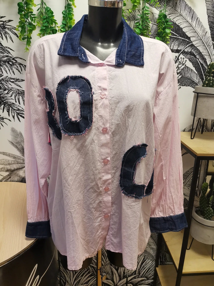 CHEMISE ROCK KELLY ROSE