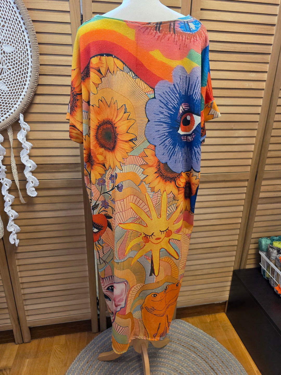 ROBE LUREX YOUNA TOURNESOL