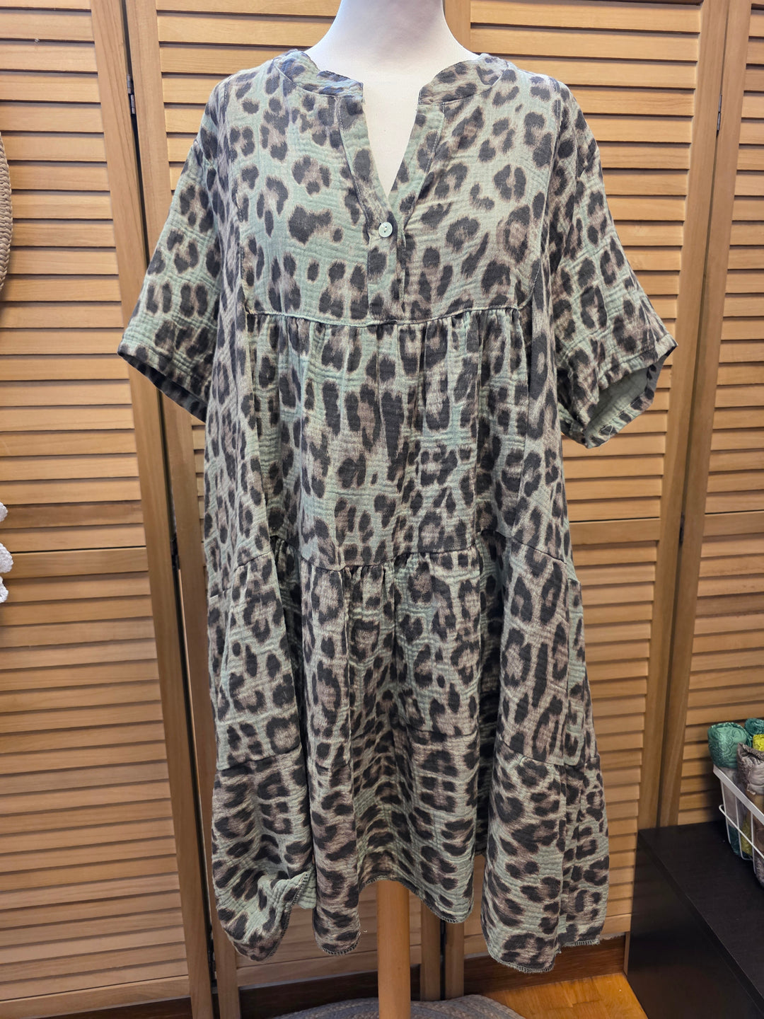 ROBE EN GAZE DE COTON LEONIE