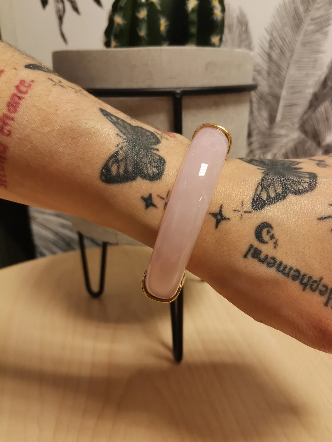 BRACELET RÉSINE & ACIER INOXYDABLE CAMILA ROSE