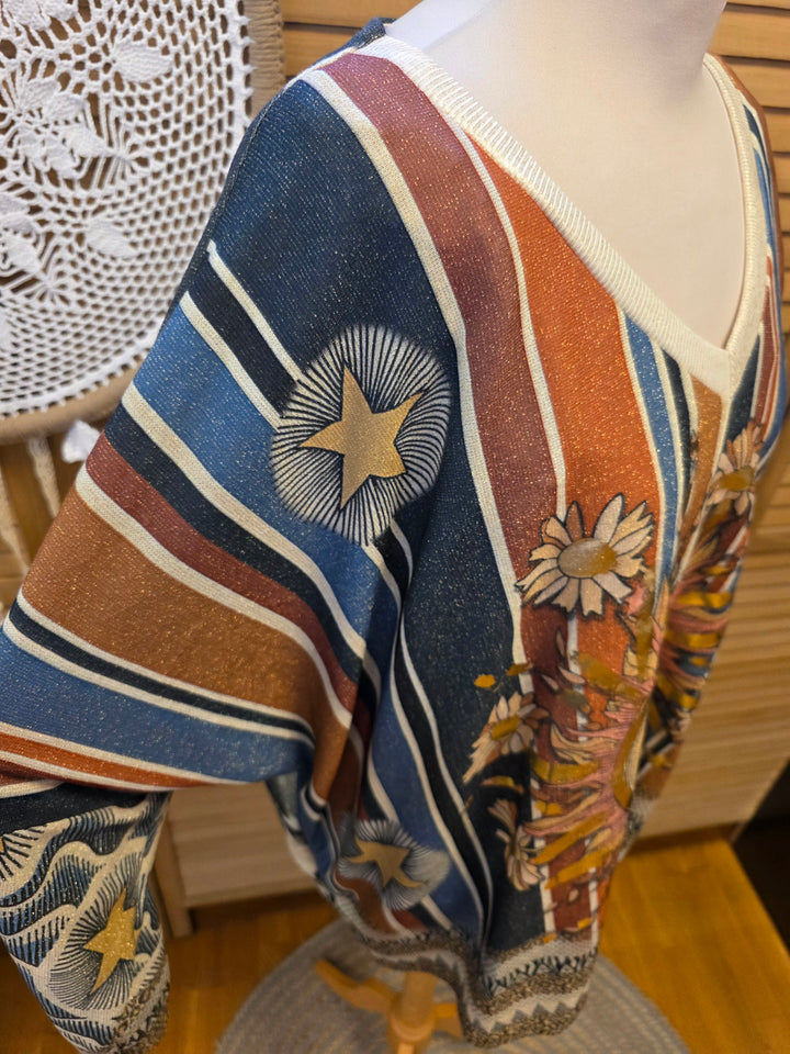 TUNIQUE OVERSIZE LUREX ODESSA SUN 2