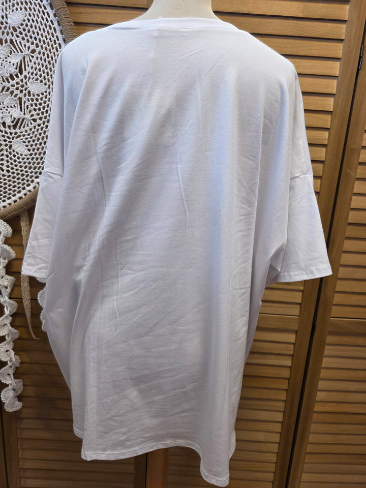 T SHIRT IMPRIMé CHAMPAGNE