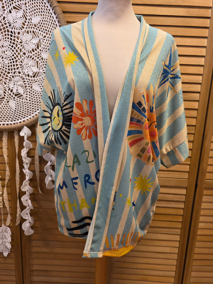 GILET KIMONO LUREX OMEGA SUN