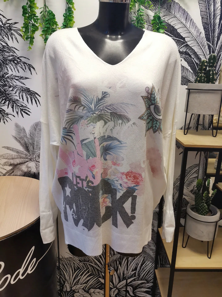 PULL FIN MOTIFS WILMA ROCK