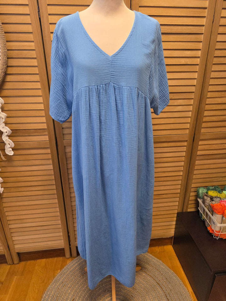 ROBE EN GAZE DE COTON LYDIA