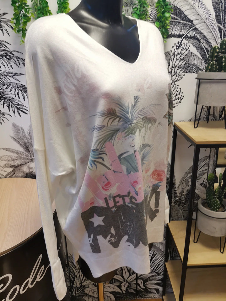 PULL FIN MOTIFS WILMA ROCK