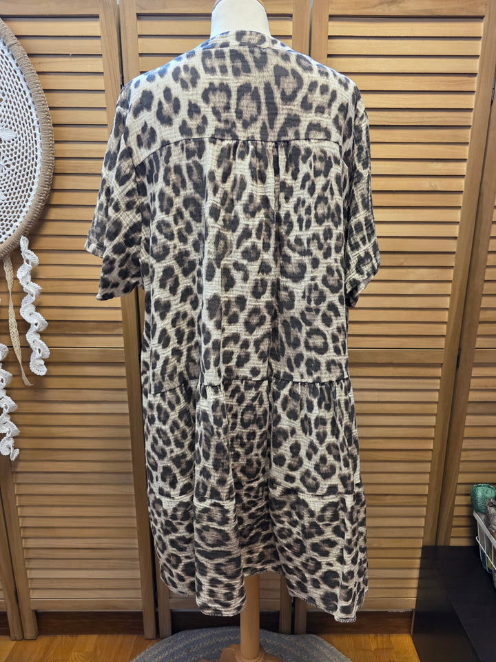 ROBE EN GAZE DE COTON LEONIE