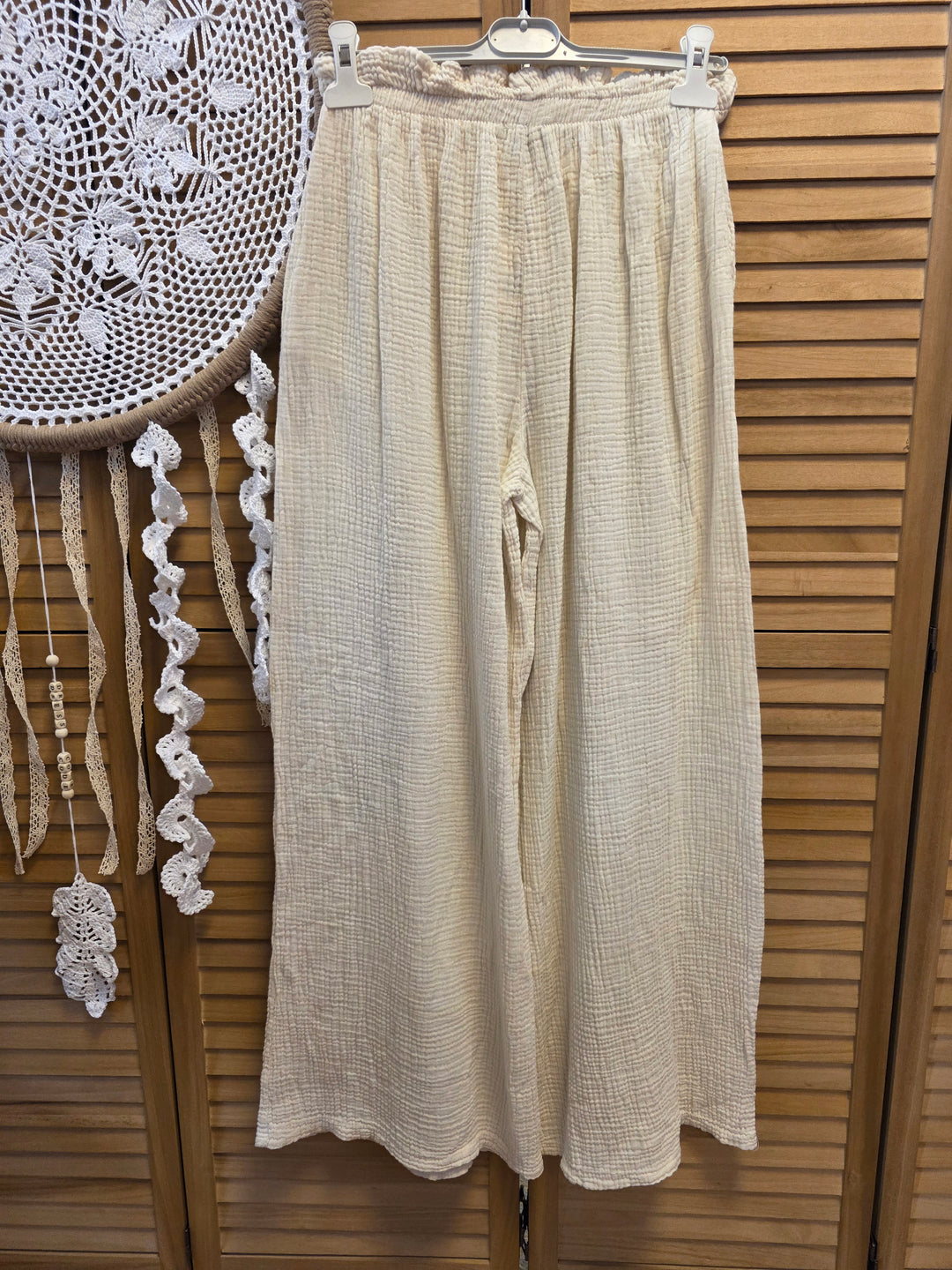 PANTALON GAZE DE COTON BANDOL