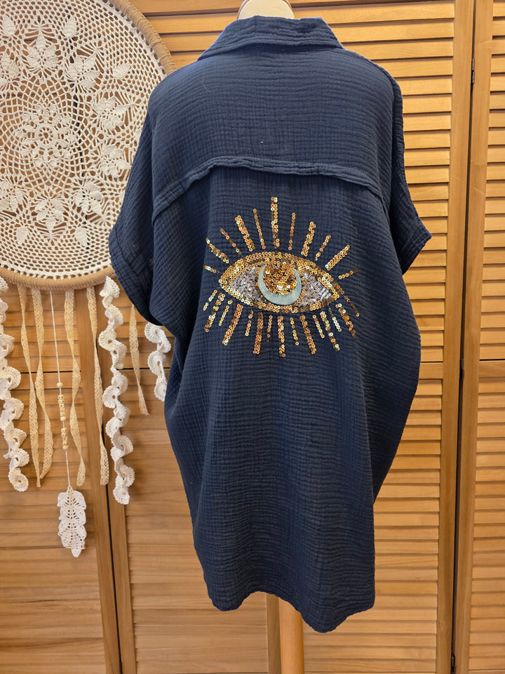 CHEMISE GAZE DE COTON OCCHIO