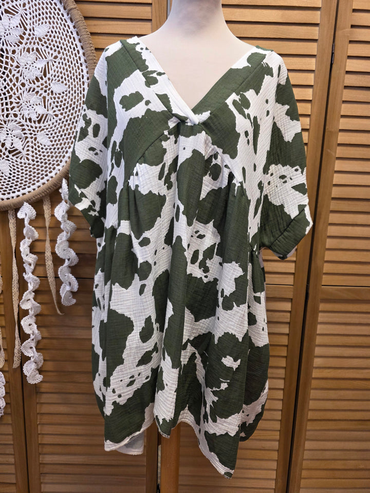 TUNIQUE GAZE DE COTON COW