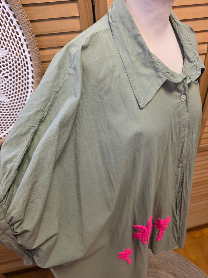CHEMISE OVERSIZE PALME