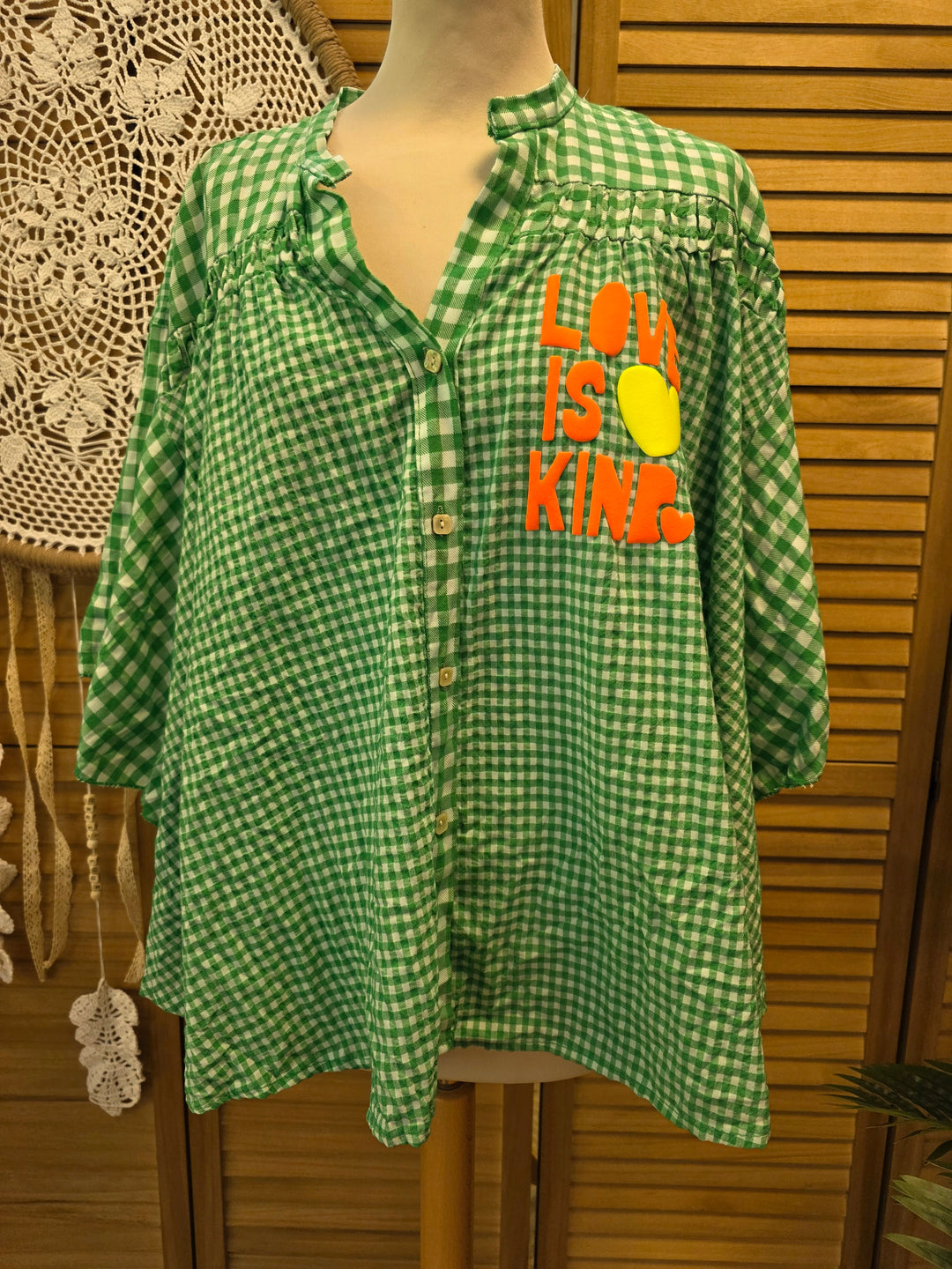CHEMISE VICHY LOVE
