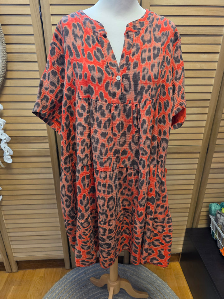 ROBE EN GAZE DE COTON LEONIE